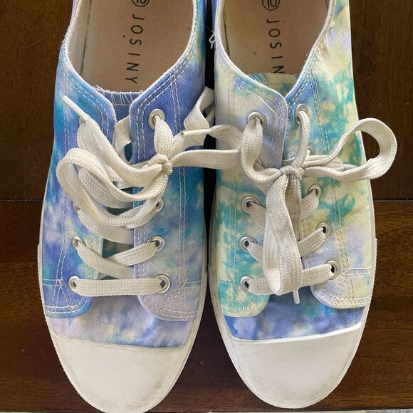 Pastel Tie Dye Sneakers - Picture 1 of 6